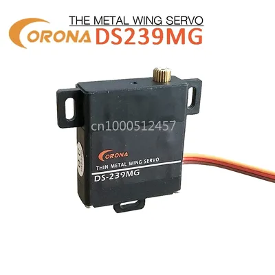 Corona DS239MG DS-239MG Digital Metal Slim Wing Servo Metal Gear 4.6kg / 0.15sec / 22g RC Glider