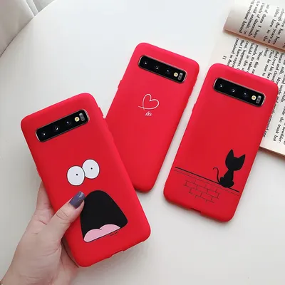 for Samsung Galaxy S10 plus S10e S10+ Cover multicolor Soft Silicone Phone Case for Galaxy S10e S10