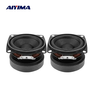 AIYIMA 2Pcs 53mm Audio Portable Speakers Full Range 4 Ohm 15 W Loudspeaker DIY Sound Mini Speaker For Home Theater