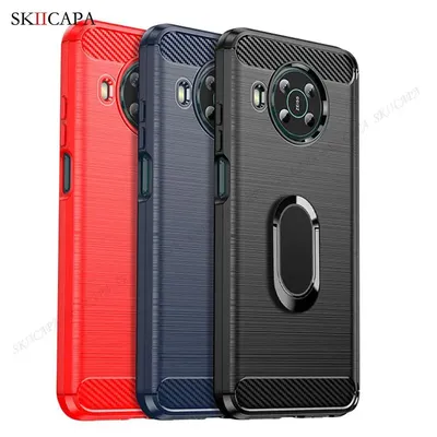 For Nokia X100 5G Brushed Carbon Fiber Silicone Shockproof Case For Nokia XR20 X10 X20 G50 G10 G20