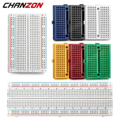 170 / 400 / 830 Tie Points Solderless Breadboard MB-102 BB-801 SYB-170 Prototype Universal PCB