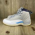Nike Shoes | Nike Air Jordan 12 Retro University Blue Unc Mens 10 Sneakers Shoes Grey White. | Color: Blue/Gray | Size: 10