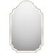 Quoizel Camille 36.5" x 23.5" Gold Arch Top Wall Mirror