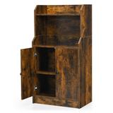 Wooden Cabinet Storage Cabinet Bookcase with Adjustable Shelf