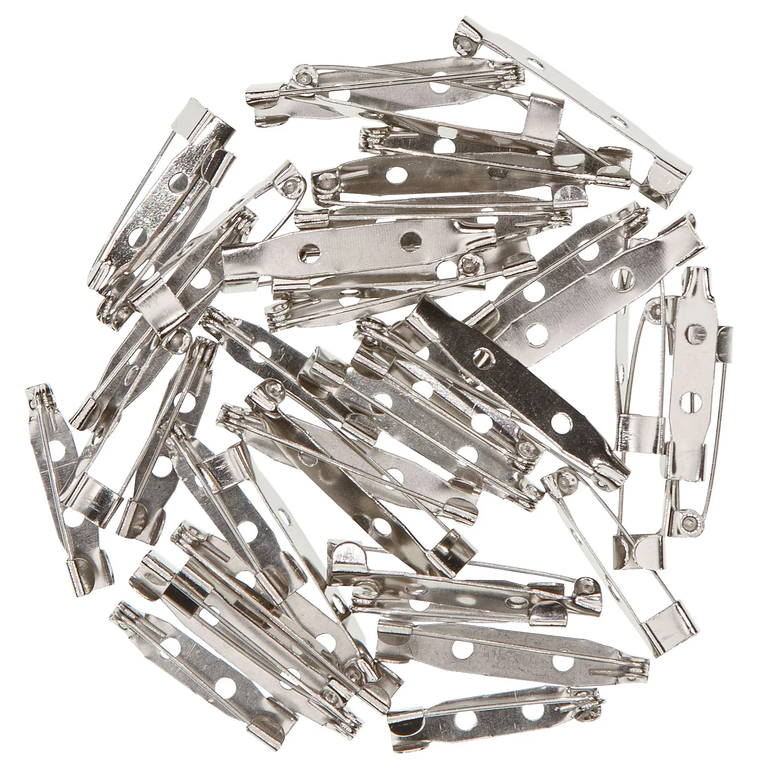 Épingles pour boutonnières, 2,5 - 3,2 cm, 40 pièces