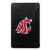 Black Washington State Cougars Faux Leather Phone Wallet Sleeve