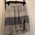 Madewell Skirts | Madewell Mixed Print Faux Wrap Skirt | Color: Black/White | Size: M