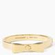 Kate Spade Jewelry | Kate Spade New York Women's Gold Plated Perfectly Placed Hinged Bow Bangle | Color: Gold | Size: Os