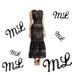 Anthropologie Dresses | Ml Monique Lhuillier Lace Cocktail Dress | Color: Black/Tan | Size: 6