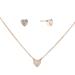 Kate Spade Jewelry | Kate Spade Heart Shaped Romantic Rocks Jewelry Set | Color: Gold | Size: Os