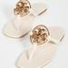 Tory Burch Shoes | Nib Tory Burch Jeweled Miller Leather Sandal Brie 6.5 7 7.5 8.5 9 9.5 Authntc | Color: Cream/Gold | Size: Various