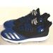 Adidas Shoes | Adidas Icon V Boost Mens Size 12 Baseball Cleats Blue Black Metal G28243 New | Color: Black/Blue | Size: 12