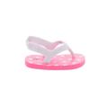 Old Navy Sandals: Flip-Flop Platform Casual White Solid Shoes - Kids Girl's Size 3