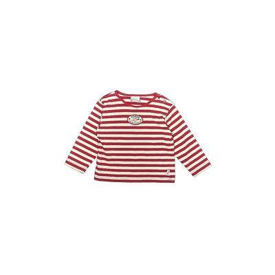 Baby Wear Long Sleeve T-Shirt: Red Print Tops - Kids Boy's Size 80