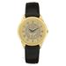 Men's Gold Youngstown State Penguins Medallion Leather Wristwatch