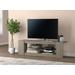 "TV Stand-55""Long/Dark Taupe with 2 Shelves and Tempered Glass for Living Room - Safdie & Co 81086.Z.05"