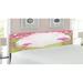 East Urban Home Mushroom King Panel Headboard Upholstered/Metal/Polyester in Pink | 78.6 H x 83 W x 3 D in | Wayfair