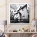 East Urban Home Broken Down Abandoned House - Photograph on Canvas in Black/Gray/White | 17.5 H x 17.5 W x 1 D in | Wayfair