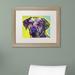 Trademark Fine Art Rhodesian Ridgeback by Dean Russo - Picture Frame Graphic Art Print on Canvas Canvas, | 19.25 H x 23.25 W x 1.25 D in | Wayfair