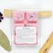 Riverside Grace Candle Co. Happy Love Crystal Rhea Wax Melt in Pink | 4 H x 3 W x 1 D in | Wayfair RHEAWAXMELT