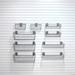 StoreWALL 9 Piece Slatwall Accessory Kit Steel in Gray | 24 H x 24 W x 14 D in | Wayfair **SELECT-BASKET-BUNDLE**