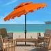 Breakwater Bay Towerside 8.5' Beach Umbrella Metal in Orange/White | 6.69 H in | Wayfair D1B9DCBDEF604437BCB3E74AE6797667