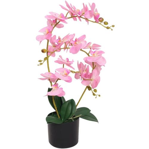 Vidaxl - Künstliche Orchidee mit Topf 65 cm Rosa Rosa