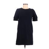 Ann Taylor LOFT Casual Dress - Shift: Blue Solid Dresses - Women's Size 2X-Small Petite