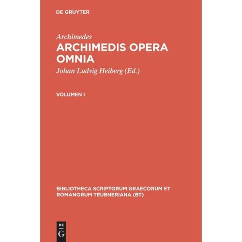 Archimedis Opera Omnia - Archimedes, Gebunden
