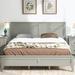 Red Barrel Studio® White Solid Wood Platform Bed Wood in Gray | Queen | Wayfair 26D6251334C54CAD9928255BAC7C5412