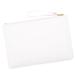 Latitude Run® Vegan Leather Wristlet Clutch Makeup Organizer in White | 0.25 H x 6.25 W x 9.5 D in | Wayfair DFCB4158F05E45328A58205B70E25B6D