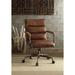 Global Pronex Harith Office Chair in Retro Brown Top Grain Leather 92414