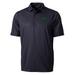 Men's Cutter & Buck Black North Texas Mean Green Pike Double Dot Print Stretch Polo