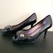 Coach Shoes | Coach Black Patent Leather Peep Toe Pump | Color: Black | Size: 7