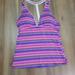 Athleta Swim | Athleta Swimsuit Top Multicolored Striped Size Medium | Color: Pink/Purple | Size: M