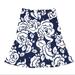 Anthropologie Skirts | Maeve By Anthropologie Blue White Floral Amiens Flounced Skirt Size Medium | Color: Blue/White | Size: M