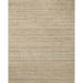 White 117 x 93 x 0.38 in Area Rug - Loloi Rugs Jamie Abstract Hand-Loomed Area Rug in Brown/Sand /Jute & Sisal | 117 H x 93 W x 0.38 D in | Wayfair