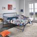 Trent Austin Design® Jordao Twin Iron Daybed w/ Trundle Metal in Blue | 43.7 H x 41.8 W x 78.1 D in | Wayfair C8E744D8DA6E45B79C5B4065943FA290