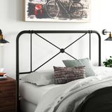 Trent Austin Design® Albie Twin Metal Open Frame Headboard Metal in Black | 49 H x 60.5 W x 2 D in | Wayfair 078C50BD55344234BB8C810EAB0351E4