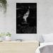 Gracie Oaks 74_Grayscale Photo Of Person Riding Horse - 1 Piece Rectangle Graphic Art Print On Wrapped Canvas in White | Wayfair