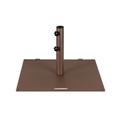 Costway 50 LBS Weighted 24 Inch Square Patio Umbrella Base