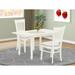 East West Furniture Dining Room Table Set Includes a Rectangle Kitchen Table and Dining Chairs (Pieces/ Seat and Finish Options)