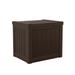 Suncast SS500J 22-Gallon Indoor Outdoor Resin Patio Storage Chest Deck Box, Java - 20