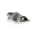 Women's Travelactiv Sport Sandal by Propet in Silver (Size 9.5 XXW)
