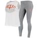 Women's Concepts Sport Charcoal/White Texas Longhorns Tank Top & Leggings Sleep Set