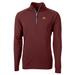 Men's Cutter & Buck Maroon Minnesota Golden Gophers Adapt Eco Knit Stretch Recycled Quarter-Zip Pullover Top
