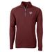 Men's Cutter & Buck Maroon Texas A&M Aggies Adapt Eco Knit Stretch Recycled Quarter-Zip Pullover Top