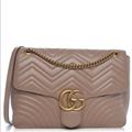 Gucci Bags | Gucci Medium Gg Mormont Chain Shoulder Bag | Color: Tan | Size: Os