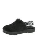 UGG Girl's Fluff Yeah Clog Slipper, Black, 0.5 UK Child