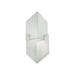 Modern Forms Cupid Integrated LED Outdoor Flush Mount Aluminum/Glass/Metal in Gray | 13.88 H x 6.13 W x 3.13 D in | Wayfair WS-W10214-AL